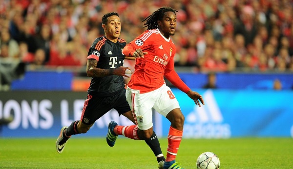   Renato Sanches played for SL Benfica against Bayern in 2016. 