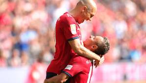 Arjen Robben erzielte einen sehenswerten Treffer zum 2:1 für die Münchner.