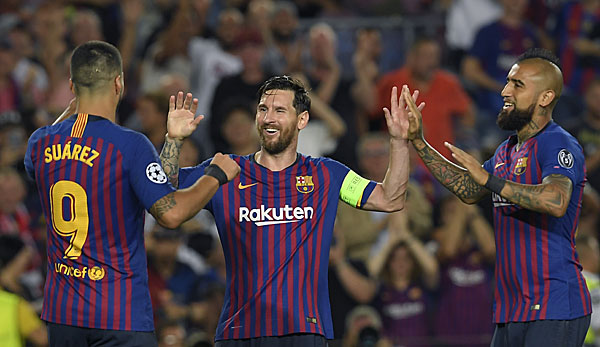   Resistance to PSV Eindhoven for the start of the Champions League again in the focus of the action: Barca star Lionel Messi. 