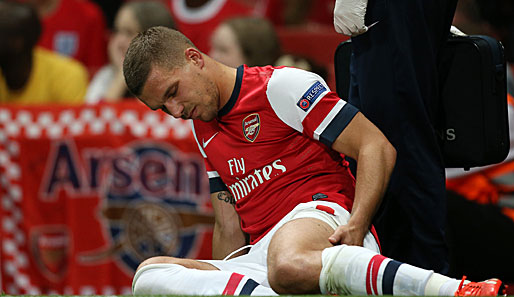 Lukas Podolski wird dem FC Arsenal wohl fast das komplette restliche Jahr fehlen
