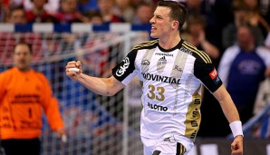 Dominik Klein kann jubeln - THW Kiel steht mit einem Bein im Viertelfinale der CL