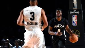 Emmanuel Mudiay (Denver Nuggets) hat zwar keinen Signature Shoe, ließ sich beim NBA Africa Game 2017 aber dennoch etwas Besonderes einfallen