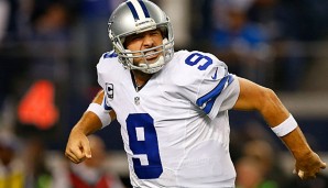 Yeah! Cowboys-Quarterback Tony Romo feiert den zweiten Playoff-Sieg seiner Karriere