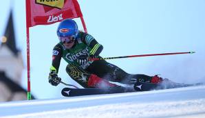 Mikaela Shiffrin führt nach dem ersten Durchgang mit + 0.61 vor Marta Bassino.