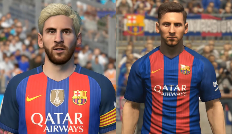 FC Barcelona Lionel Messi bei FIFA und PES im Zeitraffer