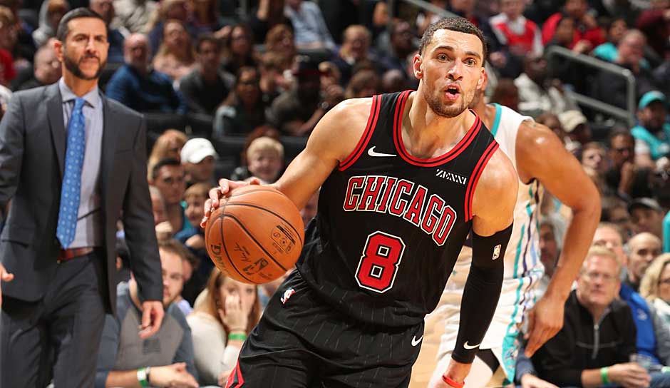 NBA - Die meisten Dreier in einem Spiel: Zach LaVine im ...