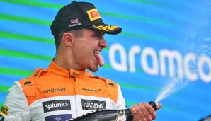 Lando Norris wurde in Silverstone Zweiter.