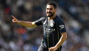 Platz 14: Ilkay Gündogan – 33,35 Millionen Euro (3 Transfers)