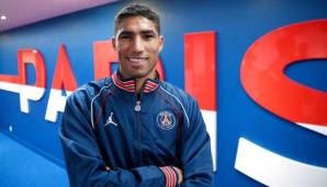 Achraf Hakimi wechselte von Inter Mailand zu PSG.