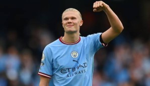 Erling Haaland von Manchester City ist der Toptorjäger der Premier League.