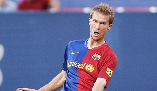 Aliaksandr Hleb spielte in der Liga für Barca erst 13 Mal