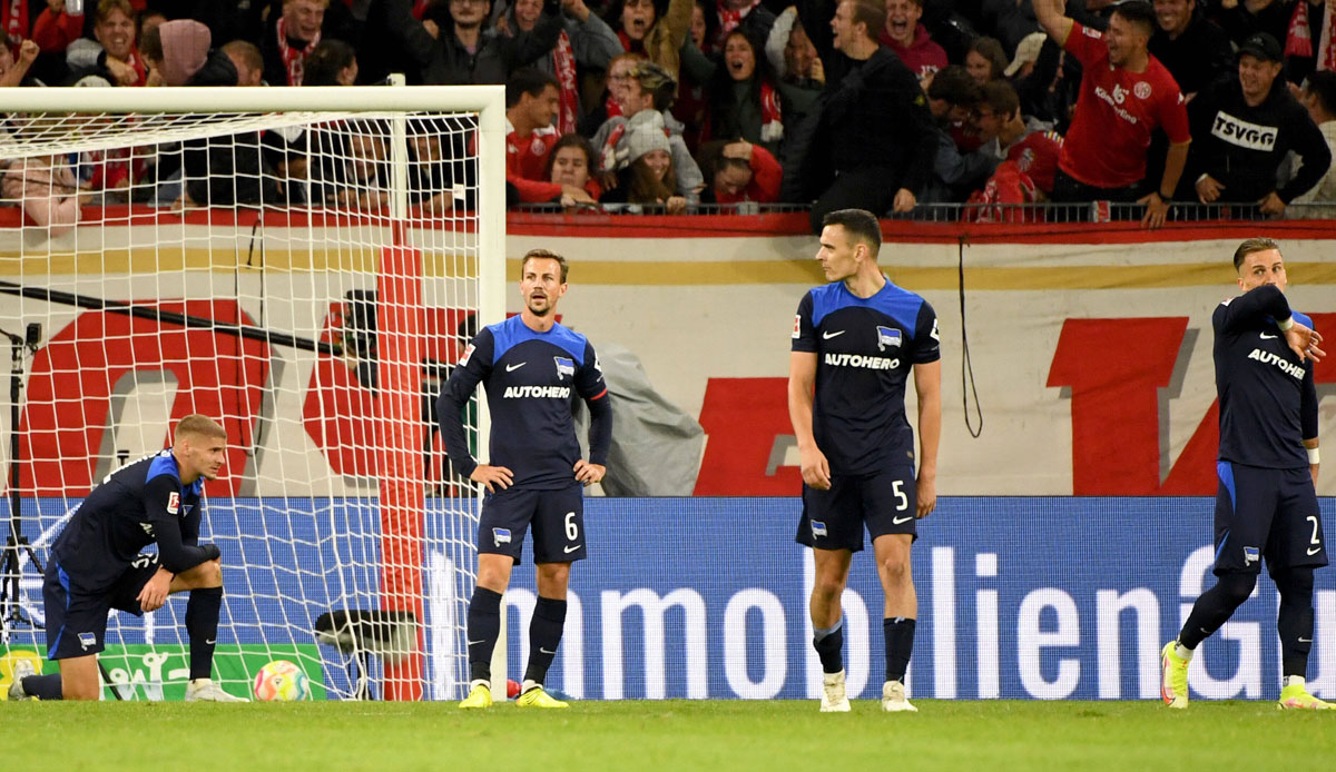 1. FSV Mainz 05 - Hertha BSC 1:1: Last-Minute-Ausgleich! Berlin ...