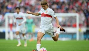 Platz 16: Borna Sosa (VfB Stuttgart) - 21 Torbeteiligungen (1 Tor, 20 Assists) in 75 Einsätzen