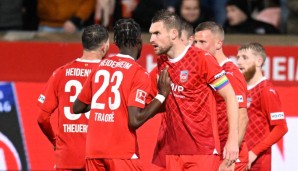 Der 1. FC Heidenheim hat aktuell einen Zähler mehr als der VfL Bochum auf dem Punktekonto.