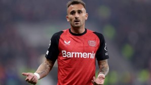 Für Aleix Garcia steht heute mit Bayer Leverkusen das Heimspiel gegen Holstein Kiel an.