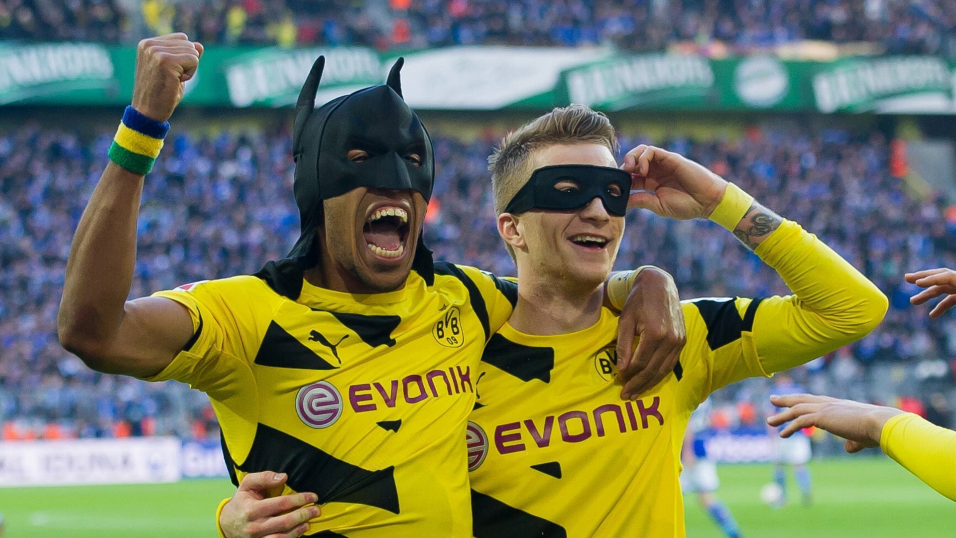 Pierre-Emerick Aubameyang, Marco Reus, Batman, Robin, BVB, Borussia Dortmund