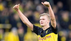 Erling Haaland ist mit dem BVB in Lostopf 2 gesetzt.