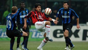 Die AC Milan ließ dem Rivalen im Viertelfinale der Champions-League-Saison 2004/05 keine Chance (5:0 nach Hin- und Rückspiel.)