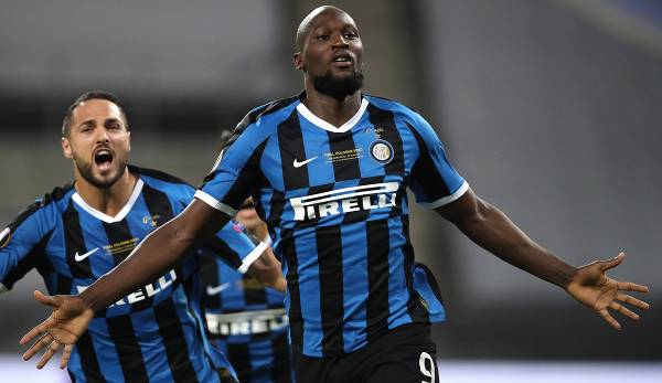 Europa League Inter Mailands Unglucksrabe Romelu Lukaku Schwanzt Siegerehrung