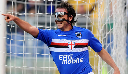 Giampaolo Pazzini hat in dieser Serie-A-Saison bereits acht Treffer für Sampdoria Genua erzielt