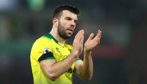 PLATZ 11 - Grant Hanley (Norwich City): 36.72 km/h.