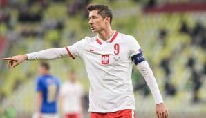 Robert Lewandowski ist der Superstar der der polnischen Nationalmannschaft.