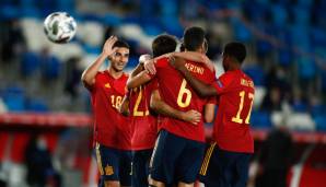 Spaniens Nationalmannschaft hat in der Nations League die Tabellenführung in der deutschen Gruppe gefestigt.