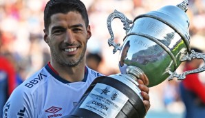 Luis Suárez wurde im November Meister in Uruguay mit Nacional Montevideo.