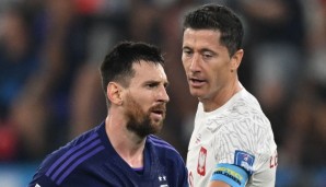 Lionel Messi und Robert Lewandowski