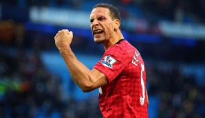 Rio Ferdinand: 455 Pflichtspiele für Manchester United zwischen 2002 und 2014, 8 Tore, 9 Assists