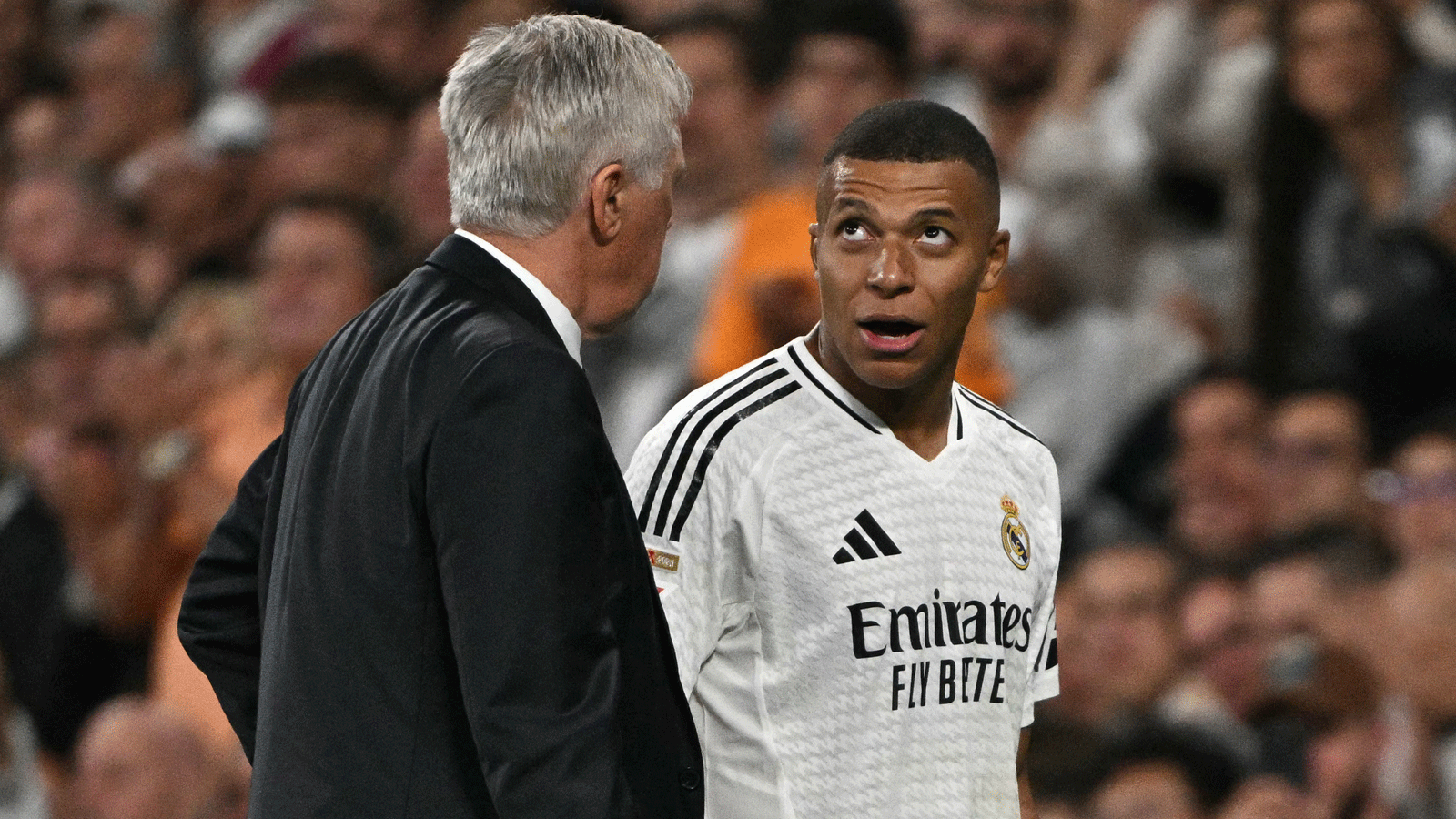 Carlo Ancelotti, Kylian Mbappé