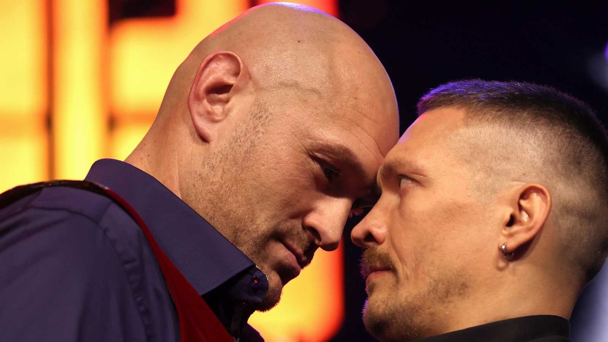Tyson Fury und Oleksandr Usyk bestreiten in Riad einen Vereinigungskampf.
