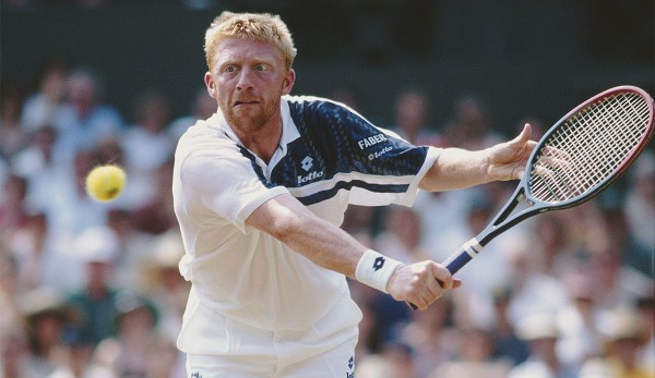 Boris Becker zu seiner aktiven Zeit als Tennis-Profi.