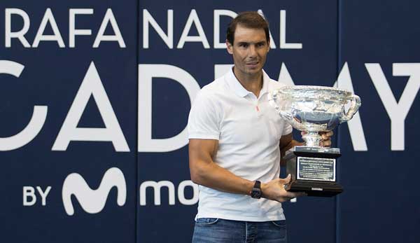 Rafael Nadal won the Australian Open last year.