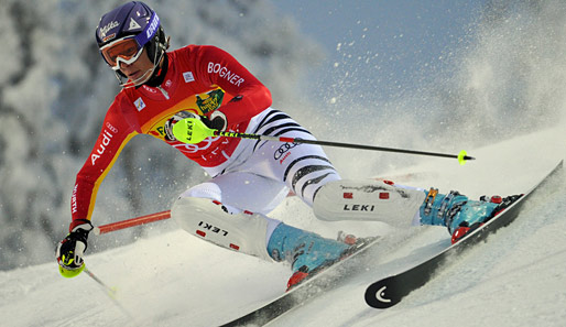 Maria Riesch musste sich im Finale gegen Therese Borssen geschlagen geben