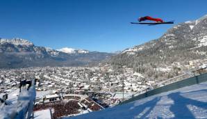 In Garmisch-Partenkirchen findet traditionell das Neujahrsspringen der Vierschanzentournee statt.