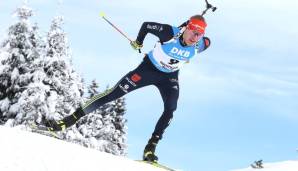 Johannes Kühn greift heute mit der deutschen Staffel in Hochfilzen einen Podestplatz an.