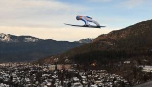 Bei der Vierschanzentournee 2021/22 wird heute in Garmisch-Partenkirchen gesprungen.