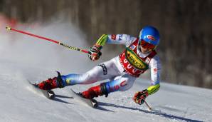 Mikaela Shiffrin war beim ersten Riesenslalom in Courchevel Schnellste.