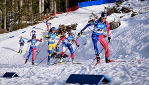 Die Frauen im Biathlon treten aktuell in Ruhpolding an.