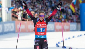 Die Norwegerin Ingrid Landmark Tandrevold feierte den letzten Sieg beim Weltcup in Otepää.