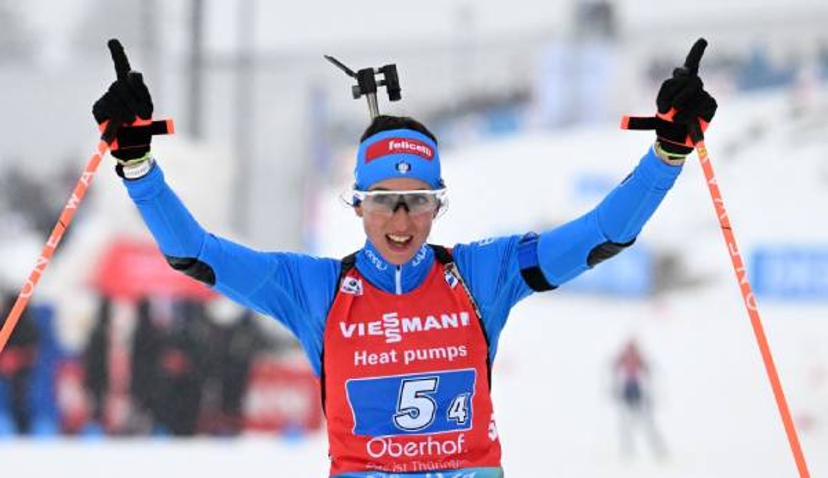 Lisa Vitozzi war in der Saison 2023/24 die beste Biathletin.