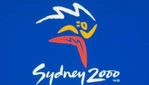 Das Logo der Olympischen Spiele 2000 in Sydney hatte einen Bumerang im Mittelpunkt.