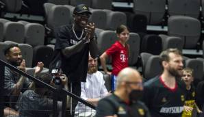 Dennis Schröder war beim Qualifikationsturnier in Split als Fan auf der Tribüne dabei.