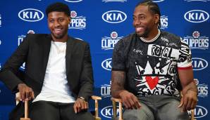 Platz 2 - L.A. Clippers: Kawhi Leonard und Paul George - Es ist die wahrscheinlich beste Flügelzange seit Jordan und Pippen bei den Bulls. Fragezeichen gibt es nur hinter der Gesundheit der beiden Superstars.