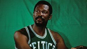 Platz 2: Bill Russell (1956-1969) - An 11 Ringe in 13 Jahren kommt aber auch Shaq nicht einmal annähernd heran. Russell war ein Getriebener, süchtig nach Erfolg. Als Verteidiger machte ihm keiner was vor, zudem der verkappte Spielmacher der Celtics.