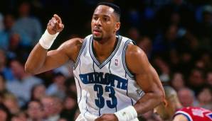 Platz 18: Alonzo Mourning (1992-2008) - Er hatte ein wenig Pech, Teil der großen Center-Ära zu sein. So steht nur ein First und ein Second Team, dafür aber 7 All-Star-Nominierungen zu Buche.