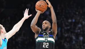 Die Statistiken von Khris Middleton 2019/20: 20,2 Punkte, 5,9 Rebounds und 3,9 Assists bei 50,3 Prozent aus dem Feld und 43,2 Prozent von der Dreierlinie.