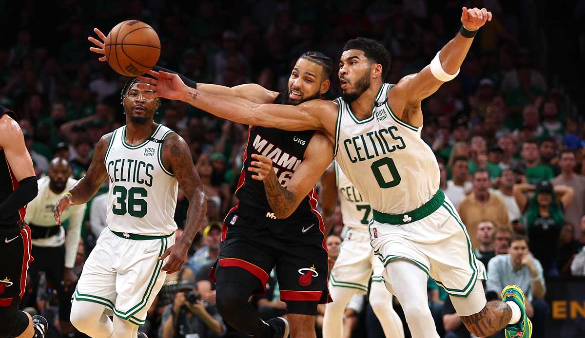 NBA Playoffs: Miami Heat fight back in wild game at Boston Celtics