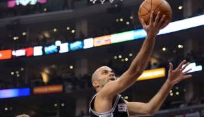 TONY PARKER - San Antonio Spurs - Stats 2011/12: 18,3 Punkte, 7,7 Assists und 1,0 Steals bei 48,0 Prozent FG und 23,0 Prozent Dreier in 32,1 Minuten bei 60 Spielen - Voting-Punkte: 367 (Guard im All-NBA Second Team)